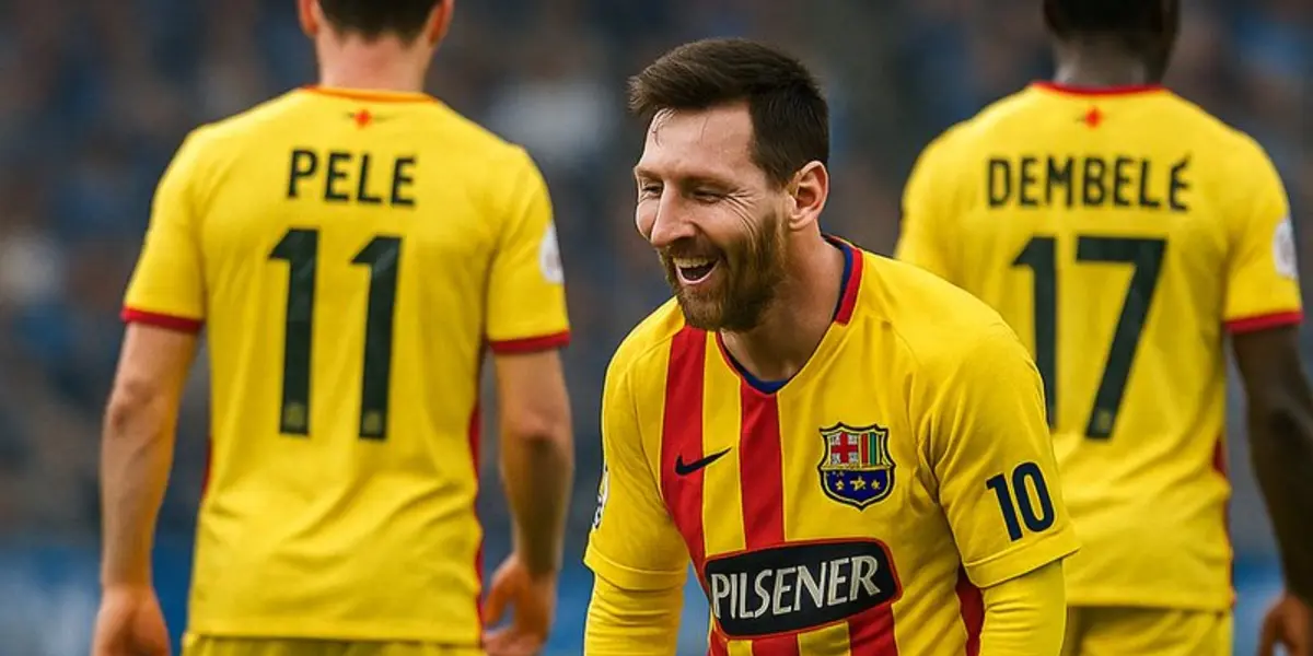 Barcelona SC-Lionel Messi / Foto: X
