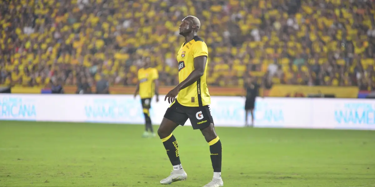 Ha pasado más tiempo lesionado que jugando y así terminó Felipe Caicedo luego de que Barcelona SC le ganó a IDV
