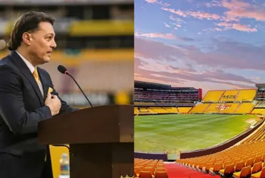 Alejandro Alfaro Moreno, un histórico como jugador, que también quiere serlo como dirigente de Barcelona SC