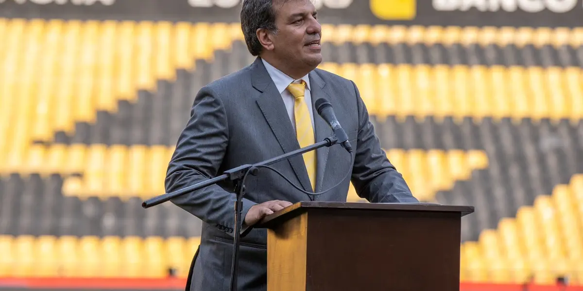 Alfonso Harb brindo sentidas palabras para el club del que fue presidente.