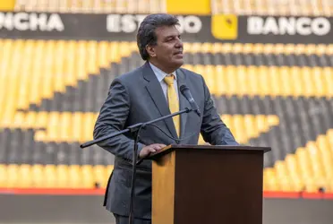 Alfonso Harb brindo sentidas palabras para el club del que fue presidente.