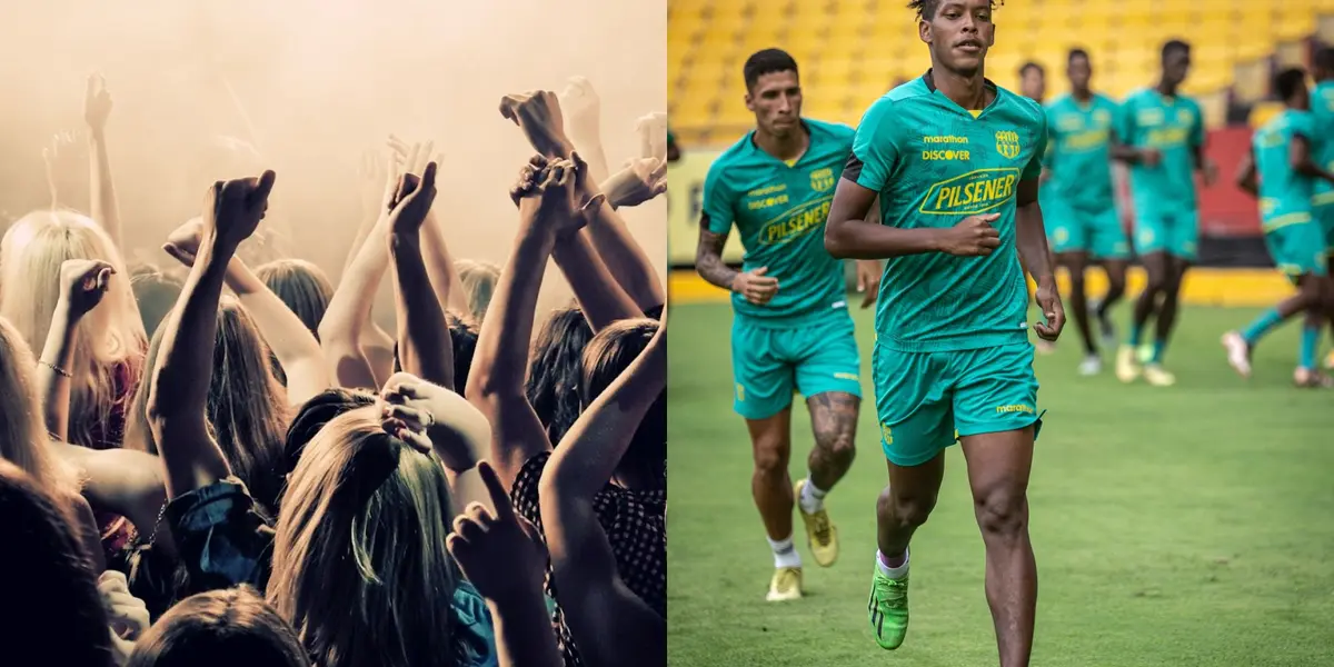 Algunos jugadores del Ídolo fueron captados luego del entrenamiento.