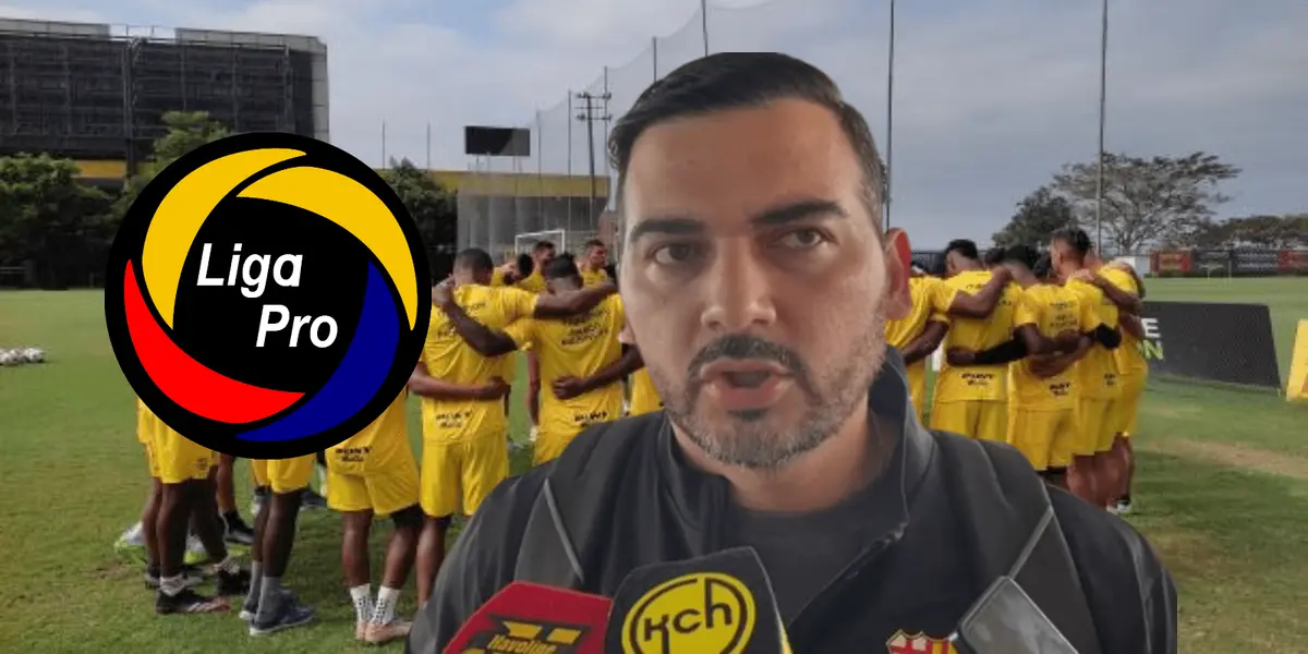 Antonio Álvarez dio a conocer su malestar por el arbitraje de ayer ante Aucas.