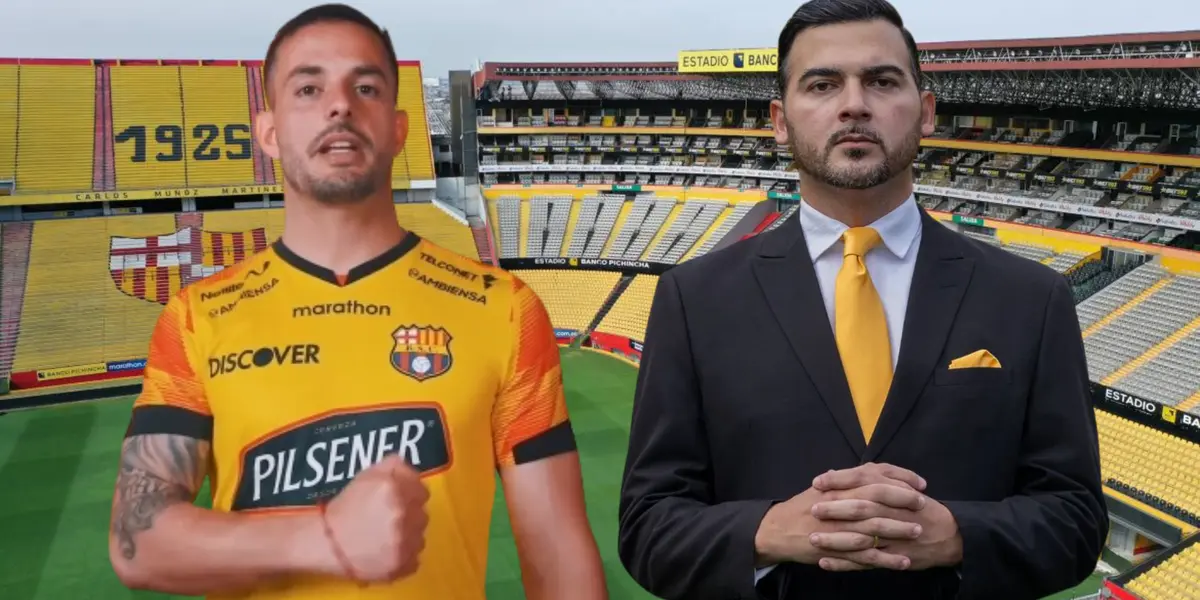 Antonio Álvarez y Octavio Rivero (Foto tomada de: Barcelona SC/API)