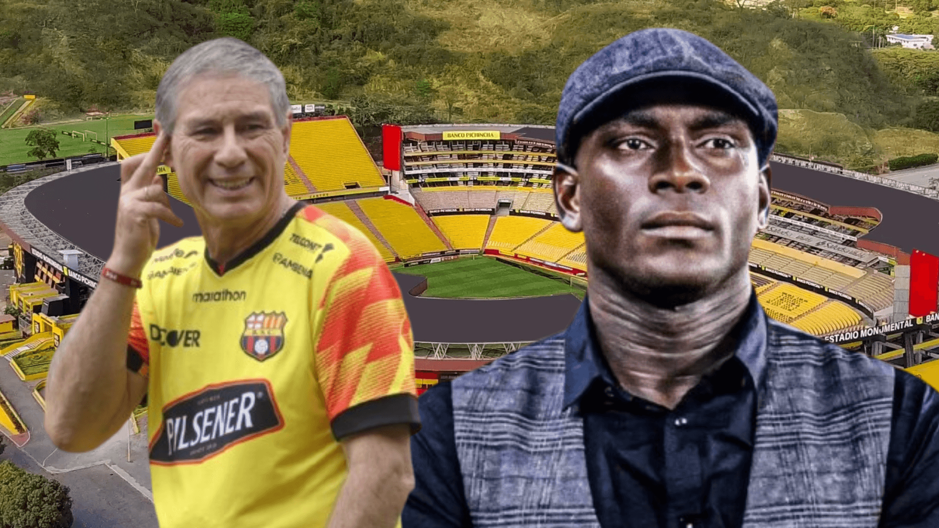 Ariel Holan y Segundo Alejandro Castillo (Foto tomada de: Barcelona SC/API)