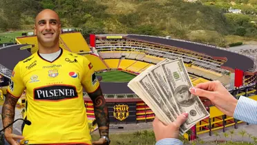 Ariel Nahuelpán (Foto tomada de: Barcelona SC/Wikipedia/Ribao)