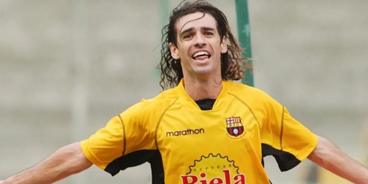 Así luce Ariel Graziani, el histórico delantero que jugó en Barcelona SC