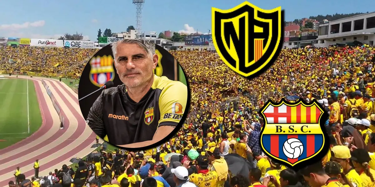 Así reaccionó Diego López a la hinchada de Barcelona SC en la Noche Amarilla en Quito