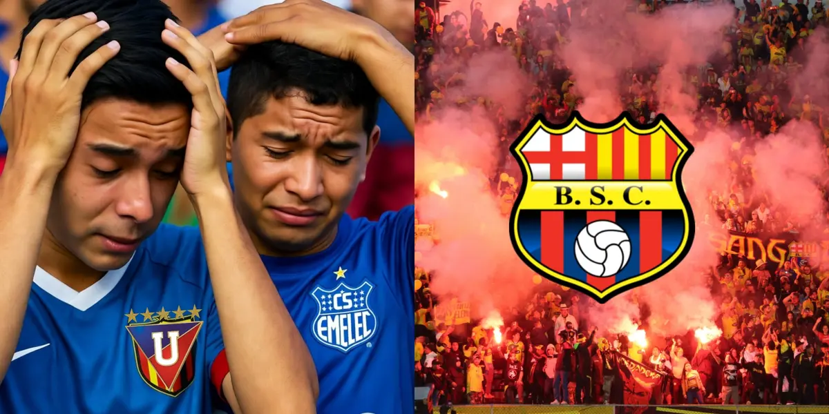 Barcelona SC-Emelec-Liga de Quito / Foto: GROK