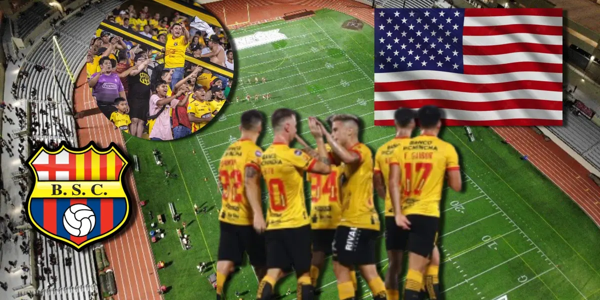 Barcelona SC entrenó hoy y el banderazo de los hinchas en Estados Unidos, por eso es ídolo