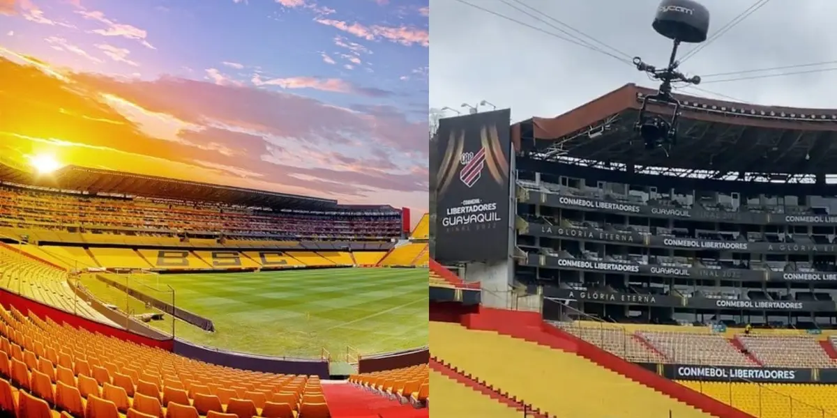 Barcelona SC no solo prestó su estadio, sino que contagiaría su grandeza e historia para la final de la Copa Libertadores 2022
