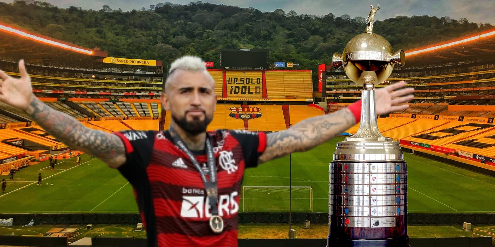 Barcelona SC quiere contratar a Vidal para que juegue la Libertadores esta temporada