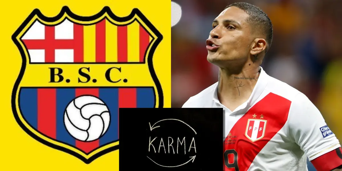 Barcelona SC quiso a Paolo Guerrero pero no quiso bajarse el sueldo y el costo de su pase. Ahora el karma le pegó fuerte