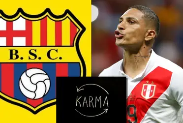 Barcelona SC quiso a Paolo Guerrero pero no quiso bajarse el sueldo y el costo de su pase. Ahora el karma le pegó fuerte