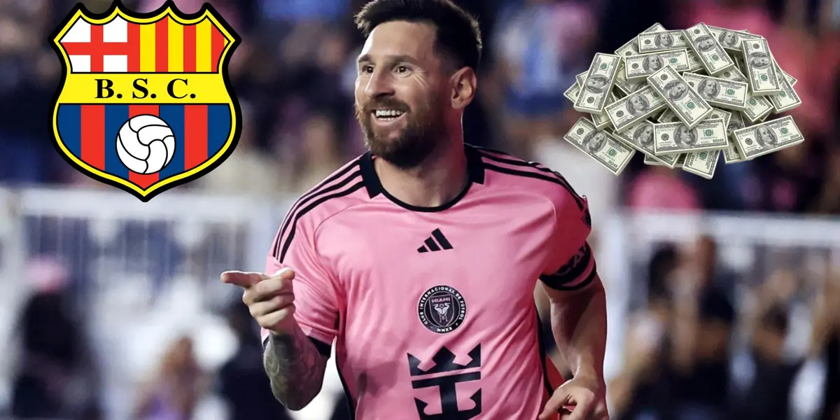 Barcelona SC y Lionel Messi / Foto de: Un Solo Ídolo
