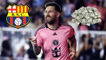 Barcelona SC y Lionel Messi / Foto de: Un Solo Ídolo