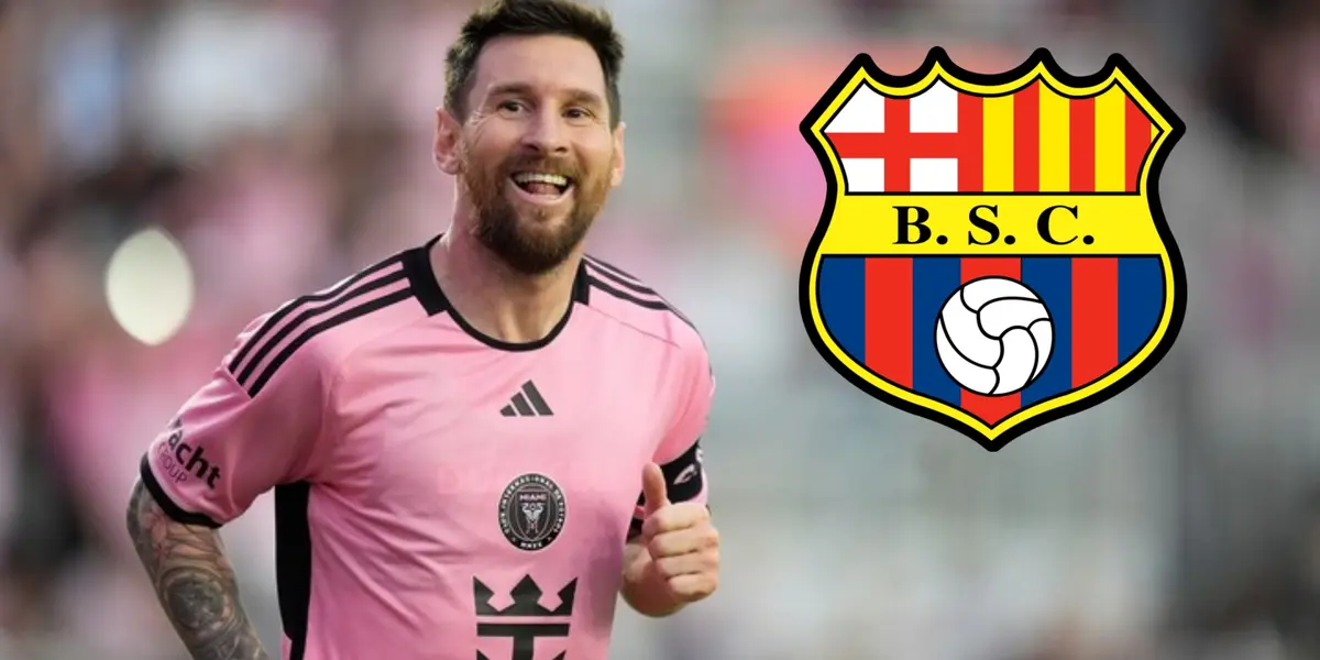 Barcelona SC y Lionel Messi / Foto de: Un Solo Ídolo