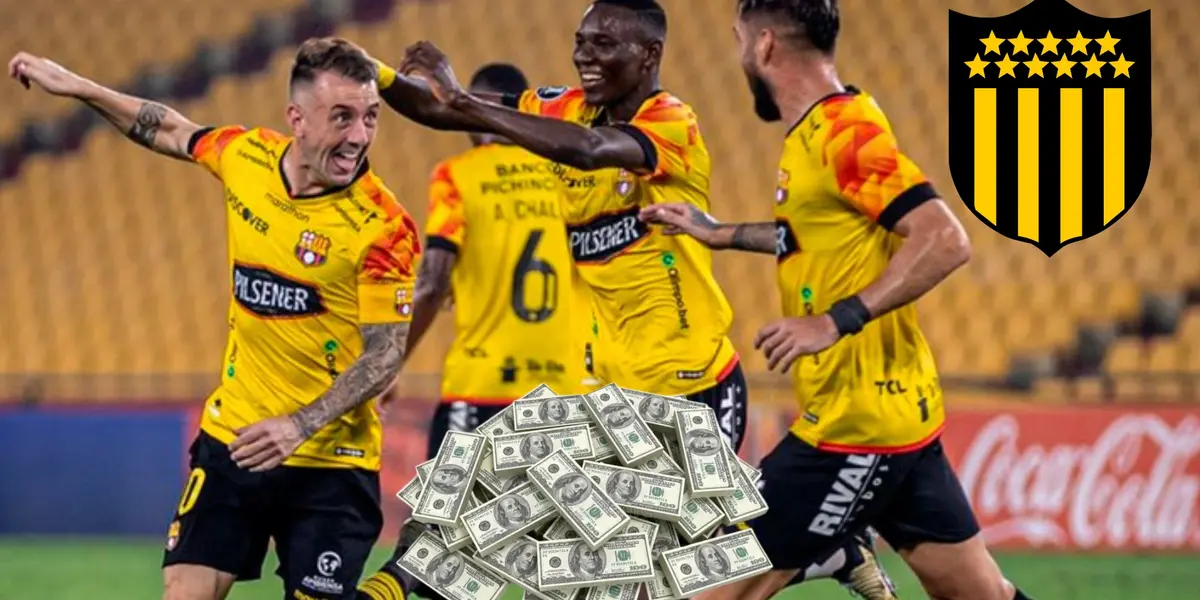 Barcelona SC y Peñarol / Foto de: Un Solo Ídolo