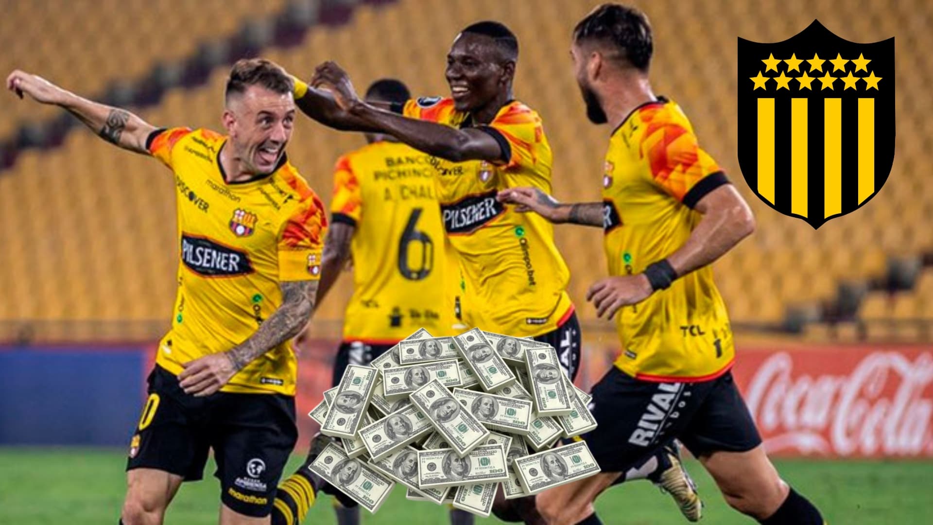 Barcelona SC y Peñarol / Foto de: Un Solo Ídolo