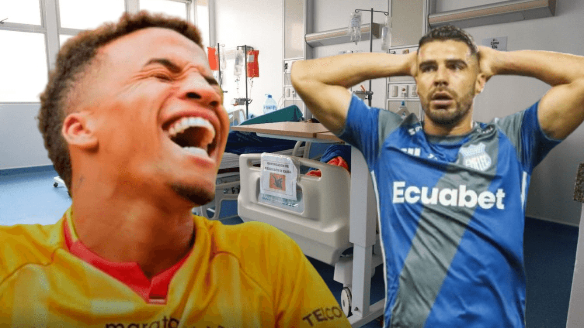 Byron Castillo y Alexander González (Foto tomada de: Barcelona SC/El Comercio/API)