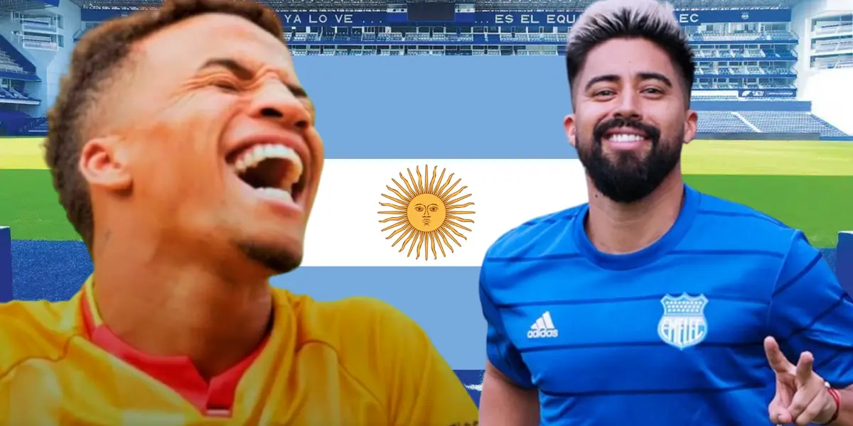 Byron Castillo y Christian Noboa (Foto tomada de: Emelec/Byron Castillo/Wikipedia)