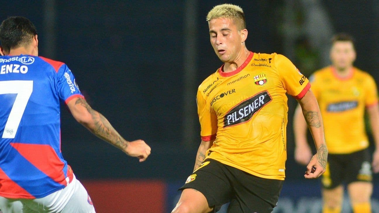 Christian Ortiz no seguirá en Barcelona SC a pesar de su considerable temporada. Ya es voceado por algunos equipos.