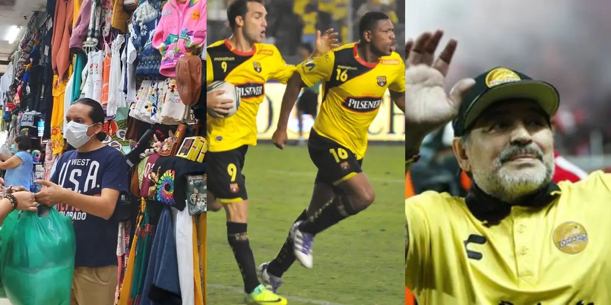 Cuando Maradona dirigió en México tuvo a un ecuatoriano como consentido