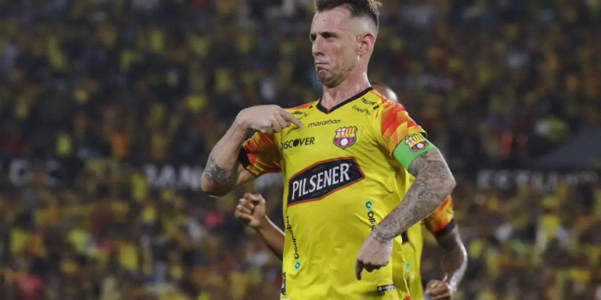 Damián Díaz en Barcelona SC 2024 / Foto de: API