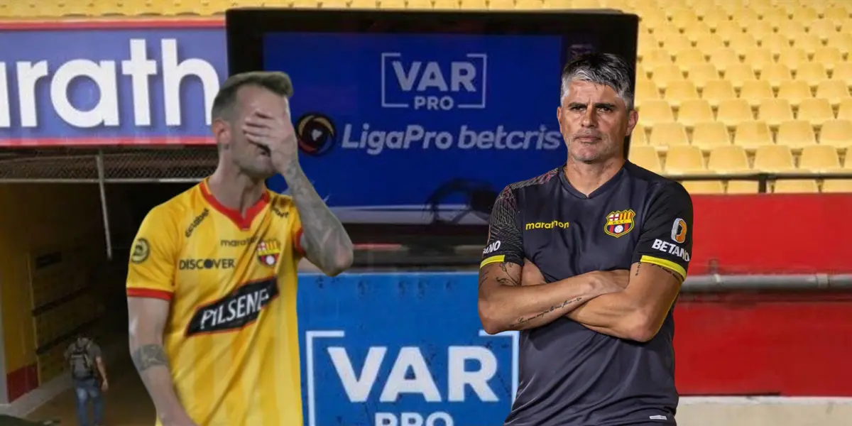 Damián Díaz y Diego López molestos con el VAR