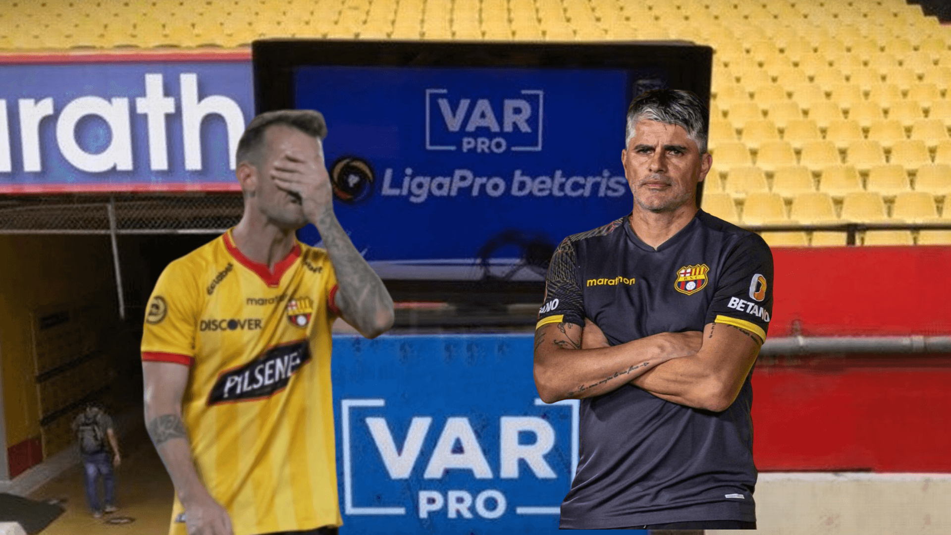Damián Díaz y Diego López molestos con el VAR