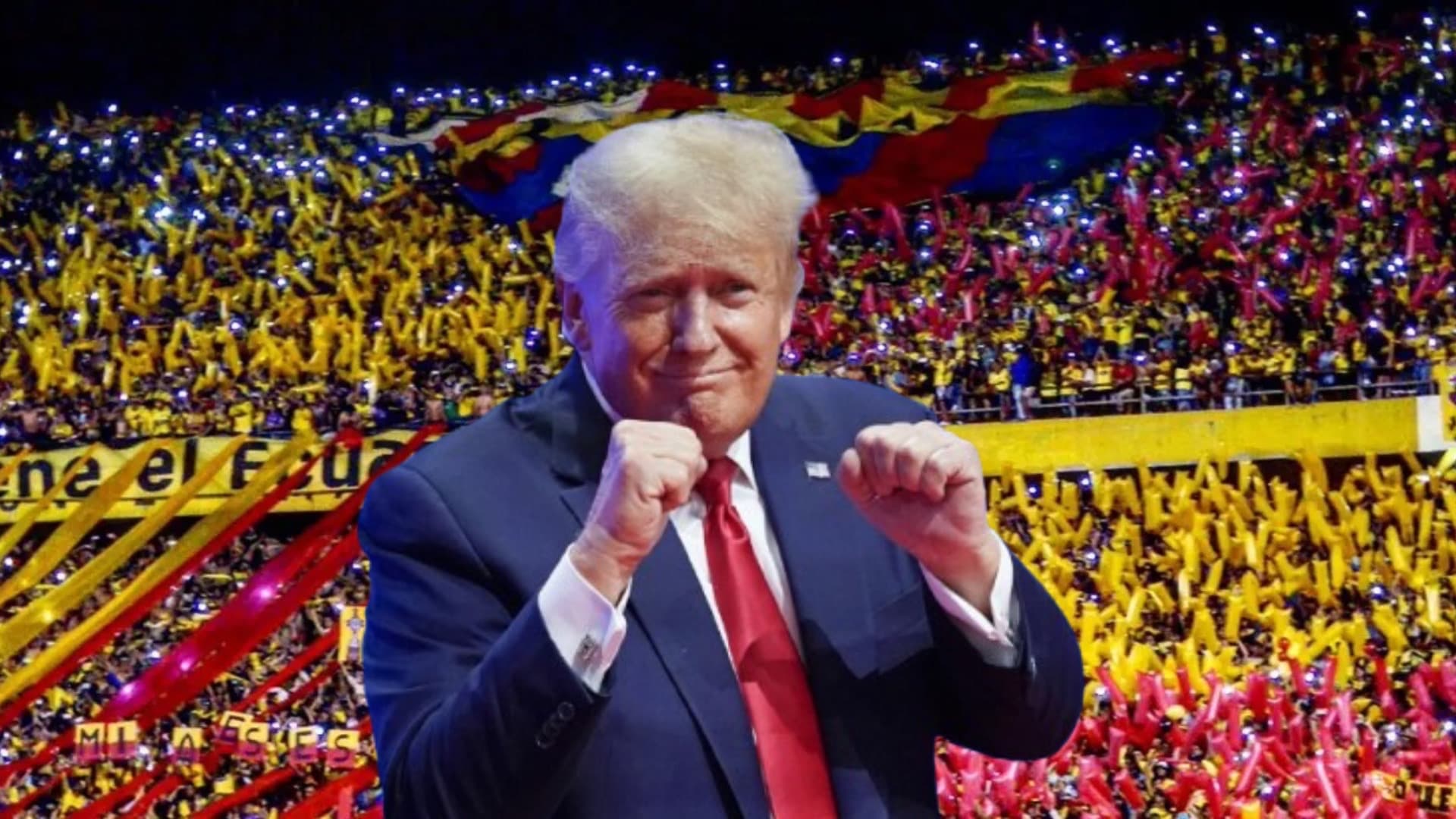 Donald Trump y Barcelona SC / Foto de: Un Solo Ídolo