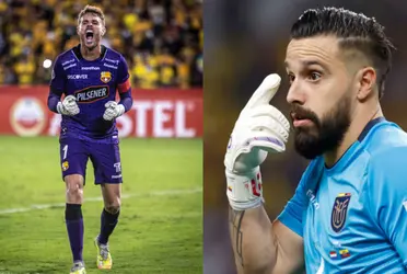 El arquero de Aucas se refirió a la posibilidad de que Burrai ataje en la Selección Ecuatoriana.