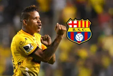 El atacante ecuatoriano no vivo un buen momento deportivo