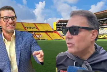 El candidato a presidente de Barcelona SC habló de su distanciamiento con Alfaro Moreno