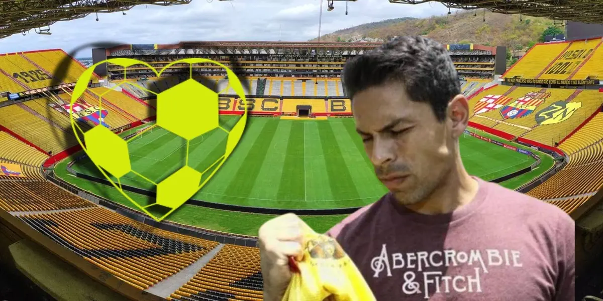 El candidato a vicepresidente de Barcelona SC contó como fue su primer contacto con el ídolo