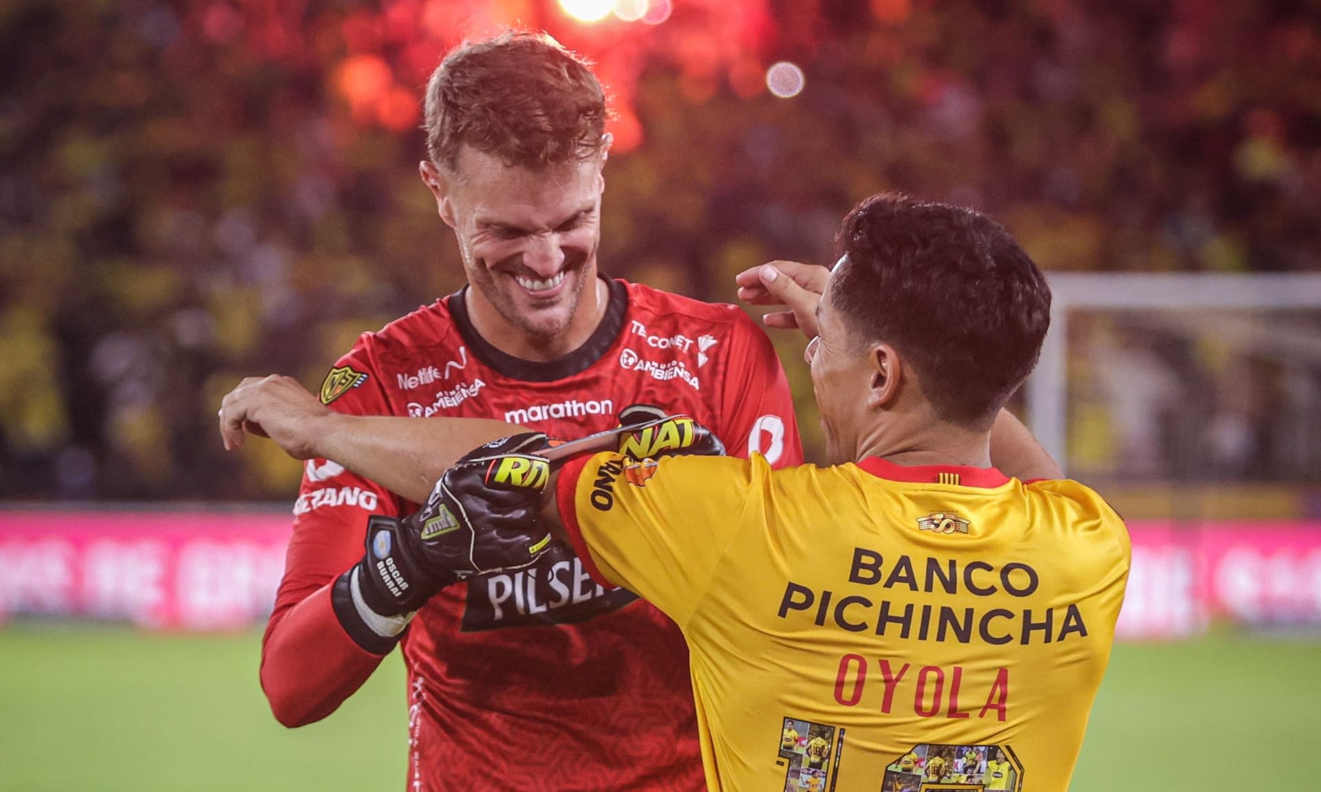 El ‘Capi’ fue de lo más destacado en el primer tiempo contra Mushuc Runa.
