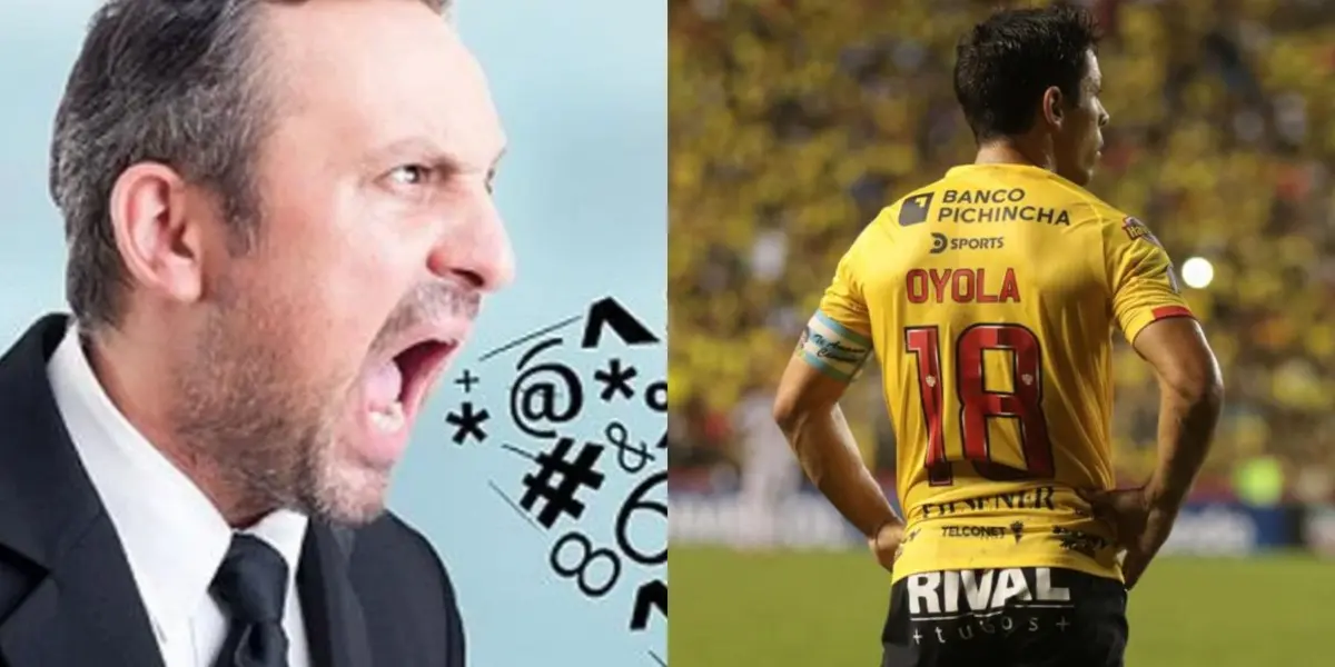 El ‘Capi’ Oyola tuvo que pasar un momento incómodo en su regreso al Monumental.