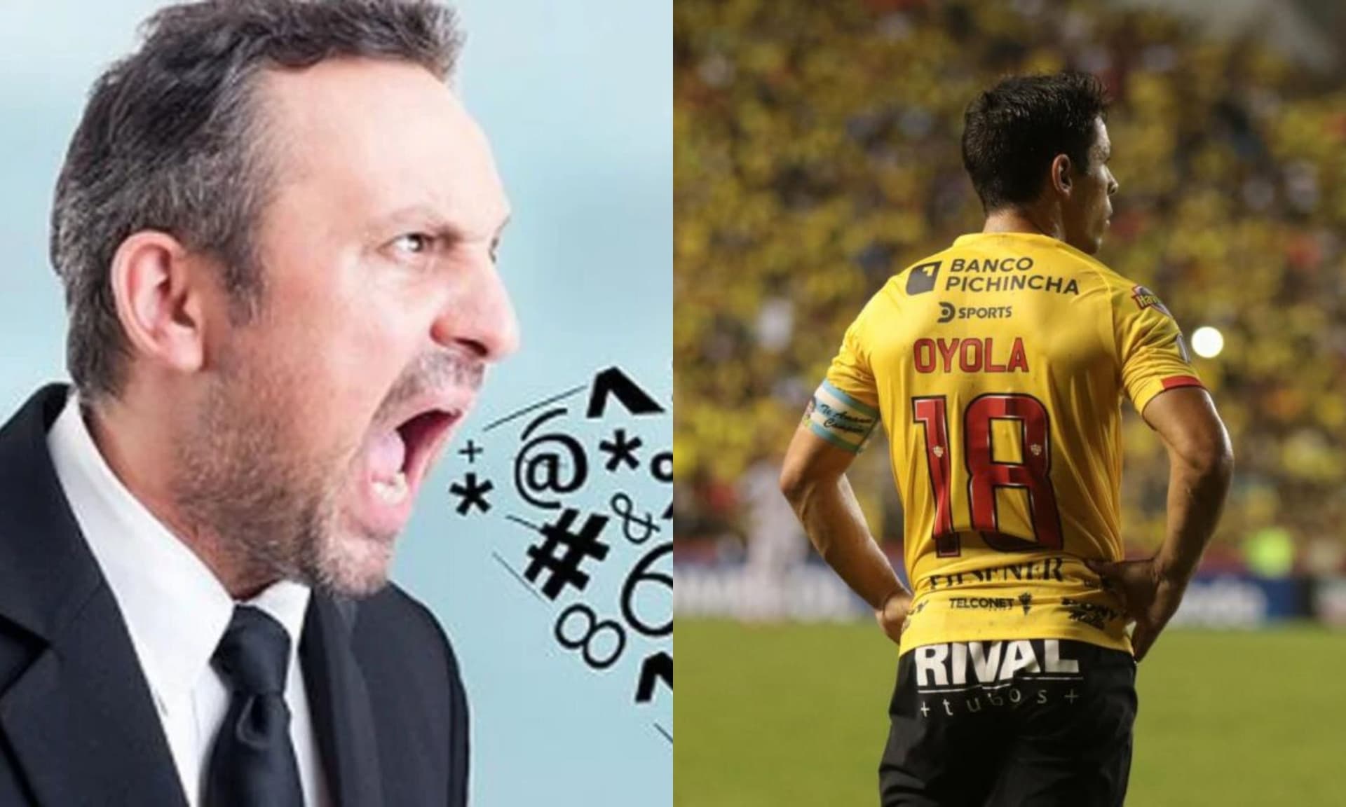 El ‘Capi’ Oyola tuvo que pasar un momento incómodo en su regreso al Monumental.