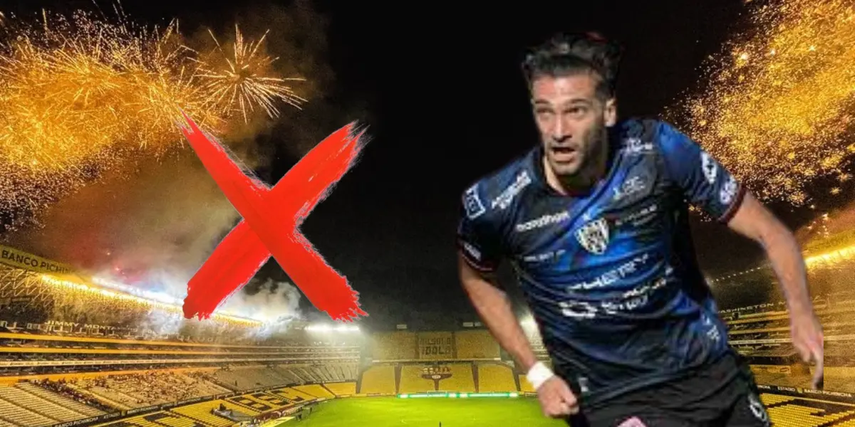 El delantero de IDV hizo un gesto en la celebración que no cayó nada bien en los amarillos