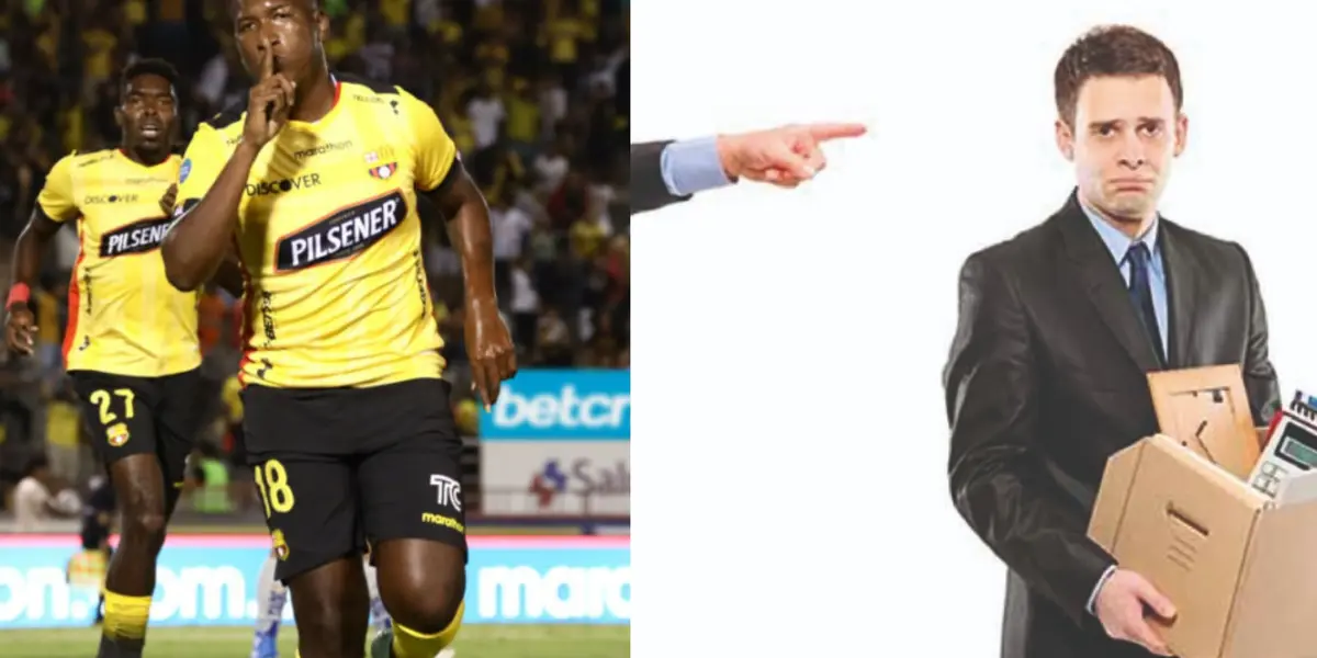 El delantero ecuatoriano parece tener las horas contadas en el Ídolo y así respondió.