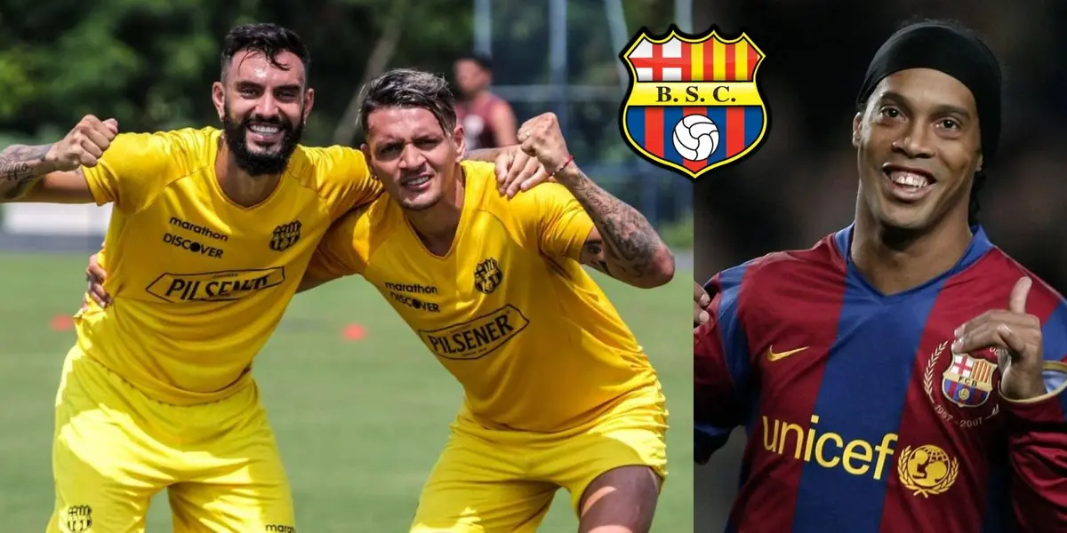 El delantero uruguayo que fracasó en Barcelona SC y está encendido en Brasil