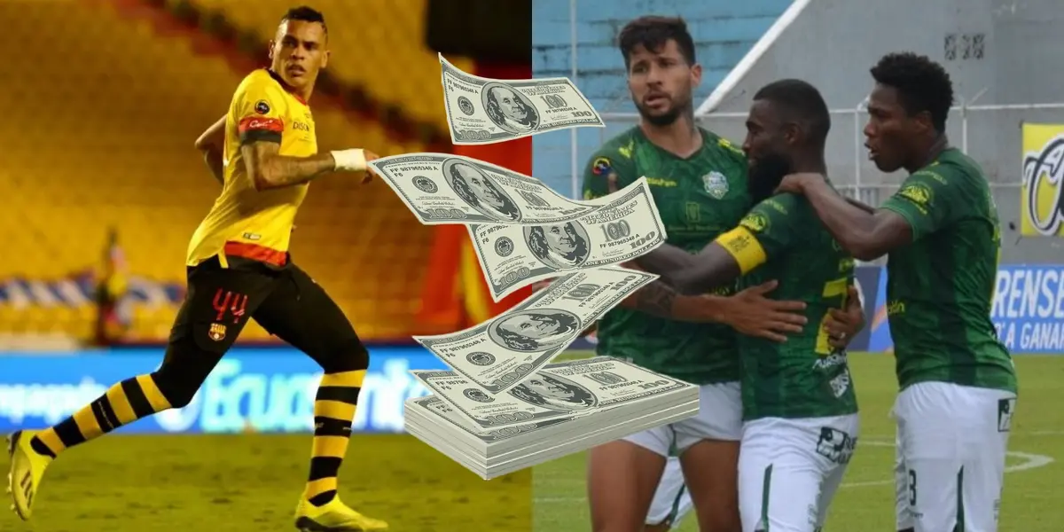 El delantero uruguayo quiere recibir una fortuna para jugar en Machala.