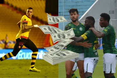 El delantero uruguayo quiere recibir una fortuna para jugar en Machala.