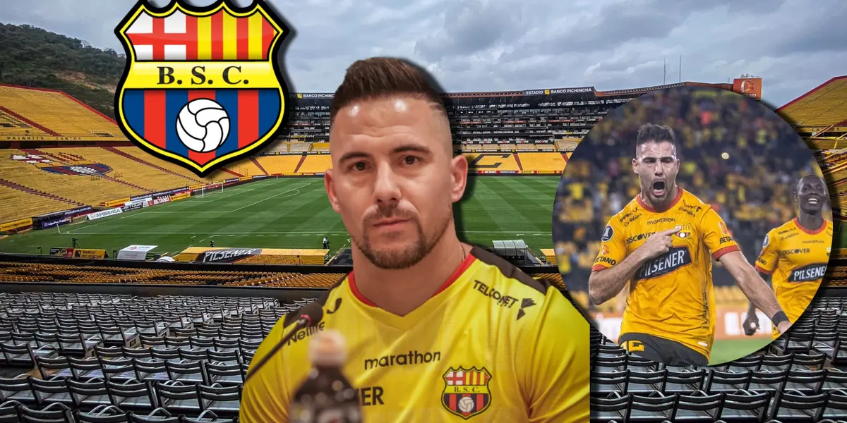 El descaro de Jonatan Bauman con Barcelona SC, lo que exige el argentino para salir del club