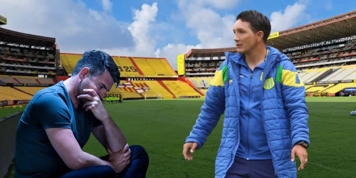 El entrenador de la visita no se lo notó muy contento y comentó lo que le pareció el encuentro