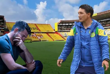 El entrenador de la visita no se lo notó muy contento y comentó lo que le pareció el encuentro