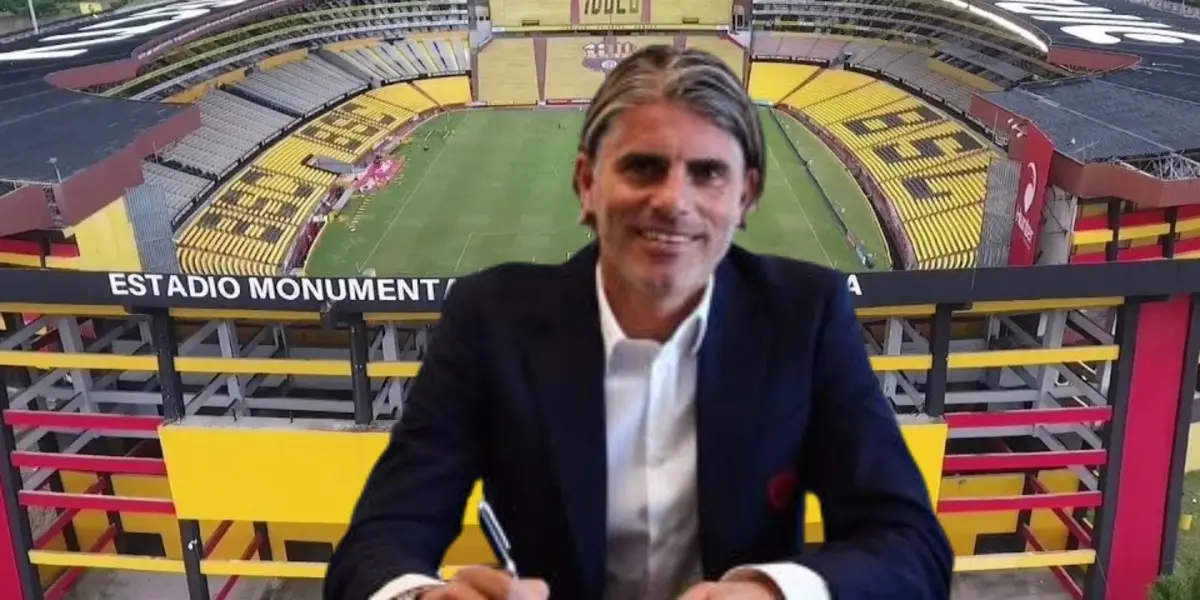 El entrenador habló en rueda de prensa después de su victoria 2-0 ante Gualaceo SC