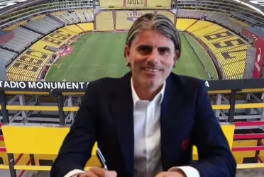 El entrenador habló en rueda de prensa después de su victoria 2-0 ante Gualaceo SC