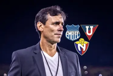 El entrenador salió de Barcelona SC tras perder el Clásico