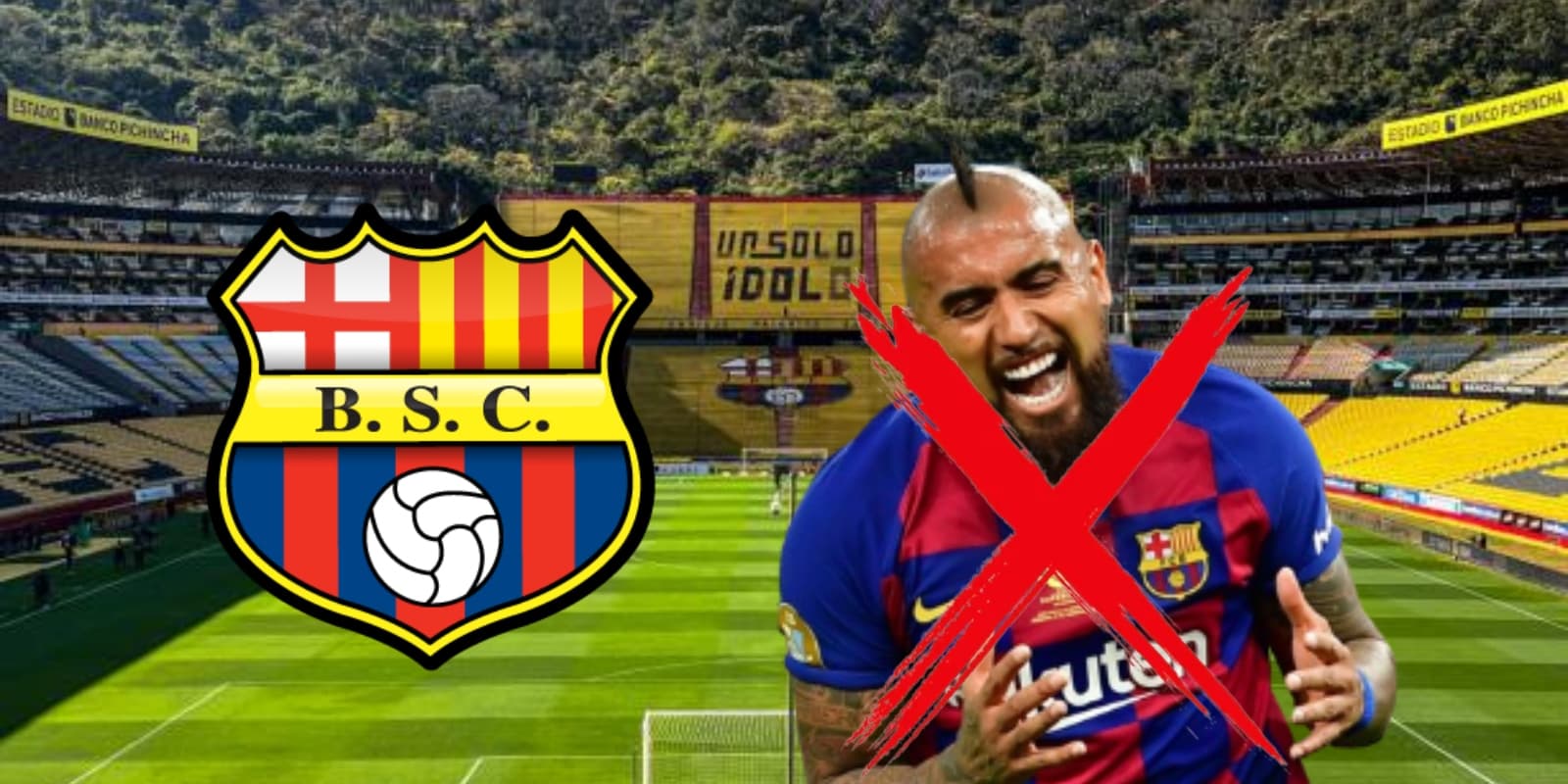 El equipo en donde jugará Arturo Vidal, ya no fichará por Barcelona SC